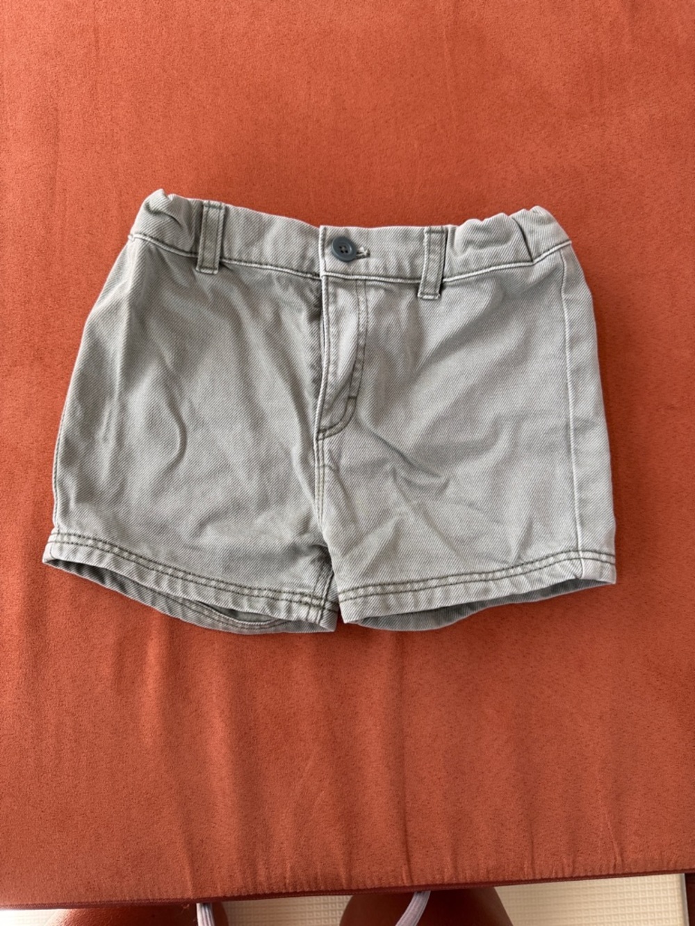 Petit Bateau light green Denim-Style Shorts